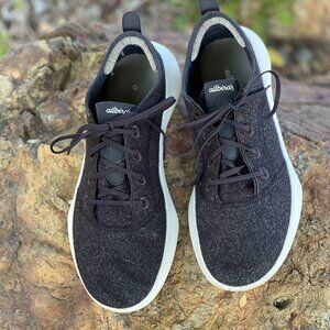allbirds - Mens Superlight Wool Runner - Black Sneaker - Size 12